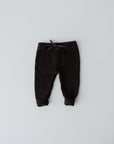 Chunky Knit Jogger - Deep Plum