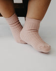 Narzbaby Socks Small Cozy Fuzzy Baby Socks - Blush