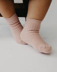 Narz Baby Socks Blush / Small Fuzzy Top Socks