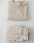 Narzbaby Cream / 3-6 MO London Sweatsuit Set