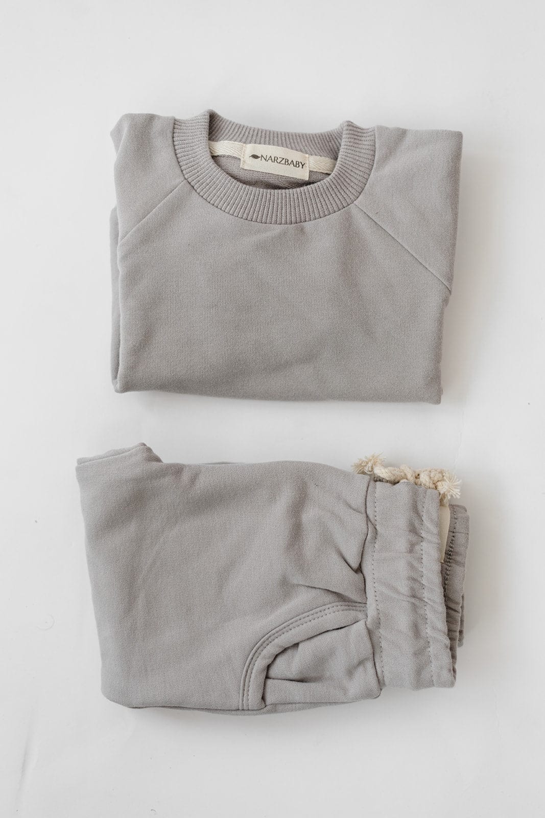 Narzbaby Dove Grey / 3-6 MO London Sweatsuit Set