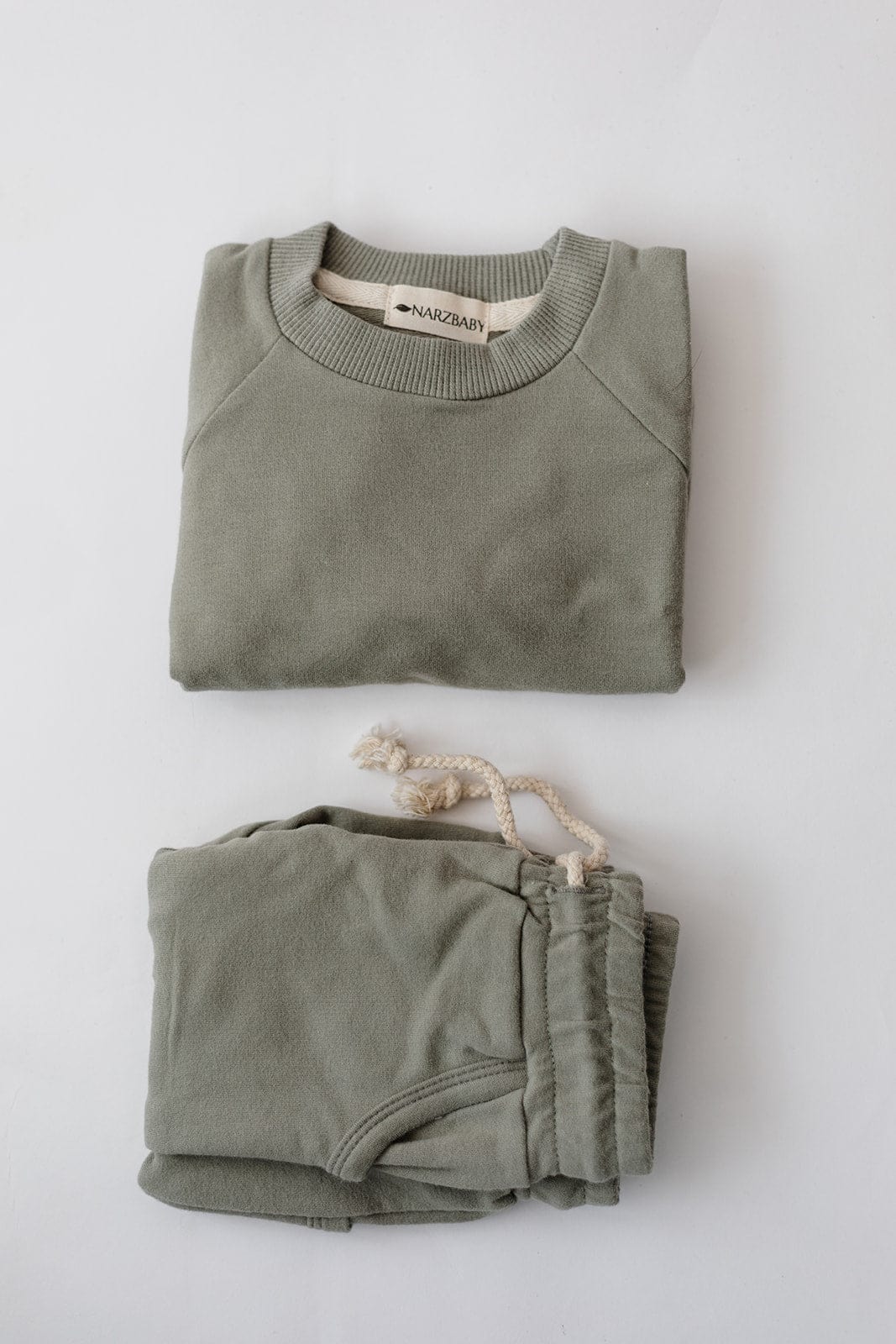 Narzbaby Sage (green) / 3-6 MO London Sweatsuit Set